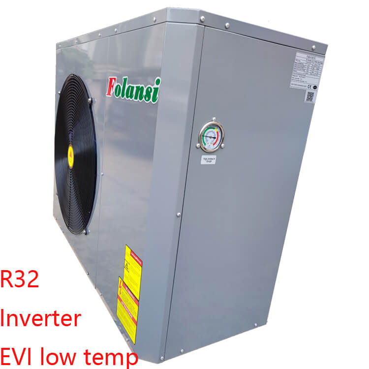 DC inverter EVi low temperature heat pump